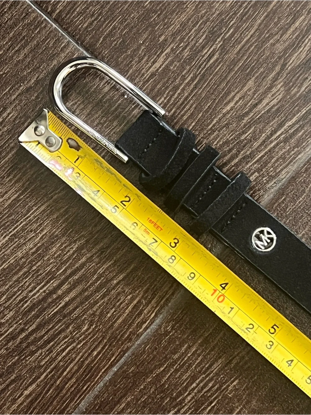 Michael Kors Black Genuine Leather Belt – XL – Brand New 46”